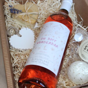 Geschenkbox mit Wein