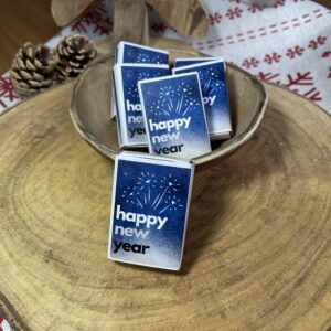 „happy new year“ Seifenschachterl