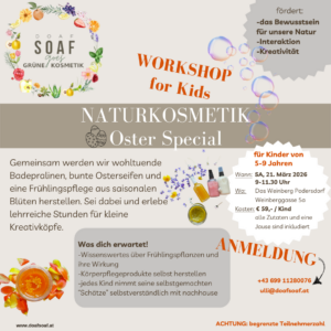 Osterspecial – Naturkosmetik Workshop für Kinder